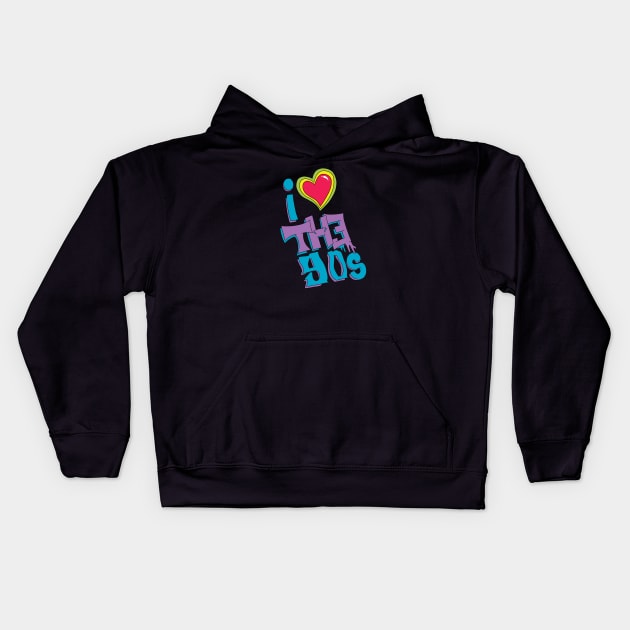 Do You Really Love the 90s? Kids Hoodie by ShadowCas